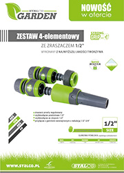 Stalco Garden - Zestaw 4 elementowy 1/2"