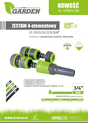 Stalco Garden - Zestaw 4 elementowy 3/4"