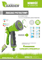 Stalco Garden - Zraszacz pistoletowy 8-funkcyjny