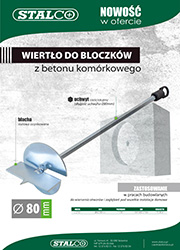 Stalco - wiertło do betonu komórkowego