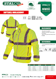 Stalco Premium - softshell odblaskowy