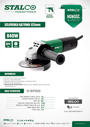 Stalco Power Tools - szlifierka kątowa 125mm