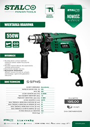 Stalco Power Tools - wiertarka udarowa